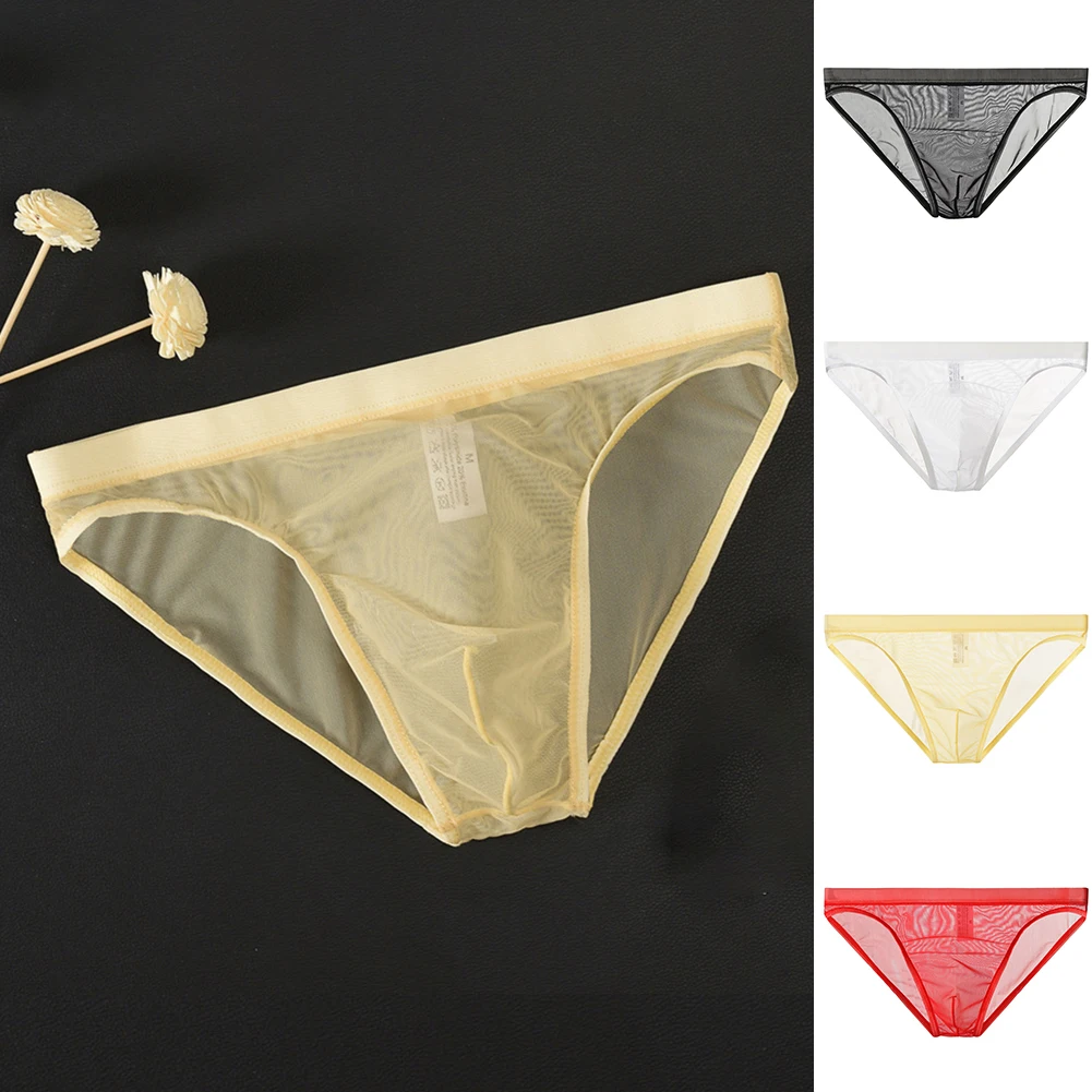 Men Sexy Sheer G String Brief Sissy See Through Pouch Panties Gay Low Waist Lingerie Mesh Breathable Thong Underpants
Men Sexy Sheer G String Brief Sissy See Through Pouch Panties Gay Low Waist Lingerie Mesh Breathable Thong Underpants