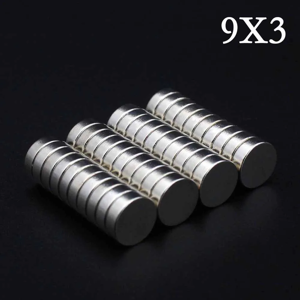 

10/15/20/25/30 Pcs Round Magnets 9x3 Neodymium Magnet 9mm x 3mm N35 NdFeB Super Powerful Strong Permanent Magnetic imanes Disc