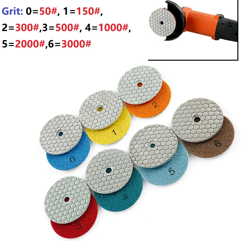 Diamond Polishing Pad Dry Use 3 Inch Sharp Flexible For Granite Marble Sanding Disc Diamond Polishing Pad Power Tool
Diamond Polishing Pad Dry Use 3 Inch Sharp Flexible For Granite Marble Sanding Disc Diamond Polishing Pad Power Tool