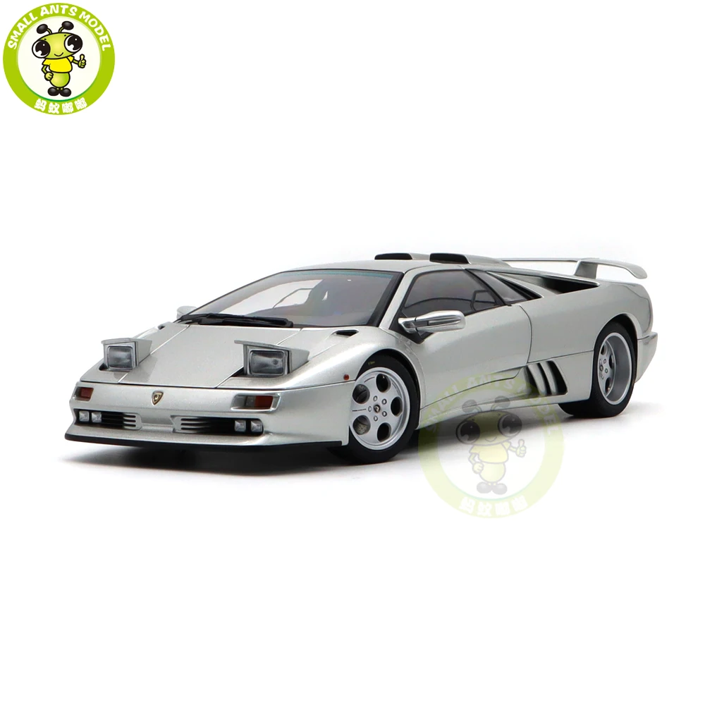 

1/18 Autoart 79143 LamborghiniDiablo SE30 JOTA TITANIO Metallic Silver Model Car Toys Gifts For Husband Boyfriend Father