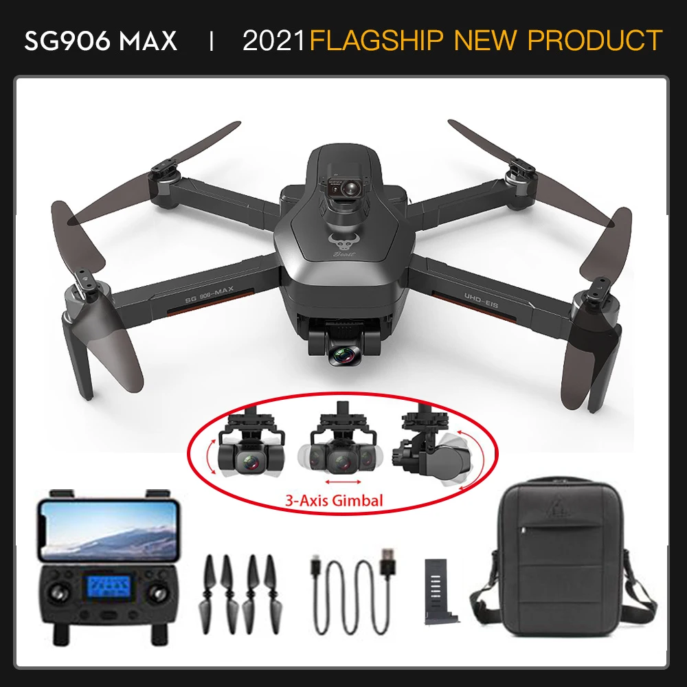 SG906 Max Drone With Professional 4k Dual Camera 3 Axis Gimbal Laser Obstacle Avoidance Drone 5G WiFi GPS Quadcopter
SG906 Max Drone With Professional 4k Dual Camera 3 Axis Gimbal Laser Obstacle Avoidance Drone 5G WiFi GPS Quadcopter