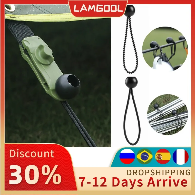 Outdoor Canopy Elastic Rope Strapping Tent Clip Elastic Ball Rubber Band Fixed Ball Clip Multifunctional Storage High Quality
Outdoor Canopy Elastic Rope Strapping Tent Clip Elastic Ball Rubber Band Fixed Ball Clip Multifunctional Storage High Quality