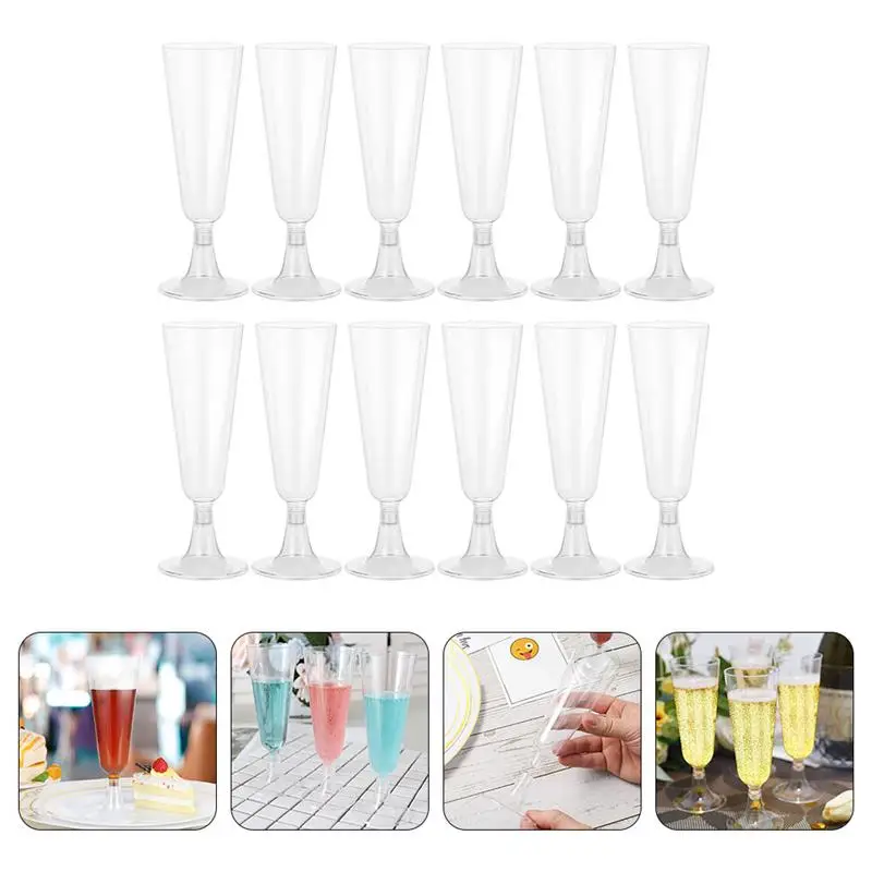 Glasses Plastic Champagne Flutes Disposable Toasting Cups Whiskey Flute Cocktail Cup Party Clear Mimosa Wedding Beer Goblet
Glasses Plastic Champagne Flutes Disposable Toasting Cups Whiskey Flute Cocktail Cup Party Clear Mimosa Wedding Beer Goblet