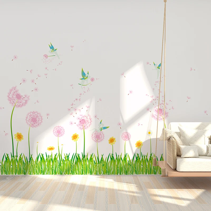 Dandelion Baseboard Sticker Vinyl DIY Flower Skirting Wall Decals for Living Room Kitchen Nursery Glass Window Home Decoration
Dandelion Baseboard Sticker Vinyl DIY Flower Skirting Wall Decals for Living Room Kitchen Nursery Glass Window Home Decoration