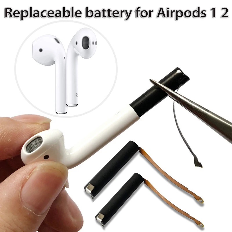 reemplazable 30mAh, aumento de la vida los auriculares Bluetooth para Airpods 1 2 reemplazo de la Accu
reemplazable 30mAh, aumento de la vida los auriculares Bluetooth para Airpods 1 2 reemplazo de la Accu