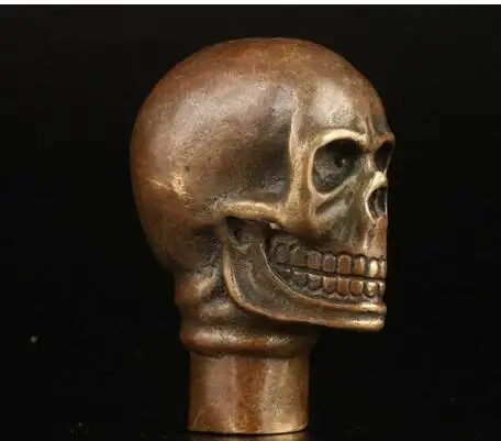 bronze Pure Copper Old Qing Ming Brass ASIAN COLLECTION VINTAGE OLD RARE BRASS CASTING SKULLS STATUE CRUTCH HANDLE
bronze Pure Copper Old Qing Ming Brass ASIAN COLLECTION VINTAGE OLD RARE BRASS CASTING SKULLS STATUE CRUTCH HANDLE