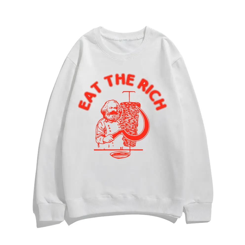 Eat The Rich Doner D%C3%B6ner Kebab Karl Marx Socialist Hasan Piker Graphic Sweatshirt Funny Men Women Casual Oversized Pullover
Eat The Rich Doner D%C3%B6ner Kebab Karl Marx Socialist Hasan Piker Graphic Sweatshirt Funny Men Women Casual Oversized Pullover