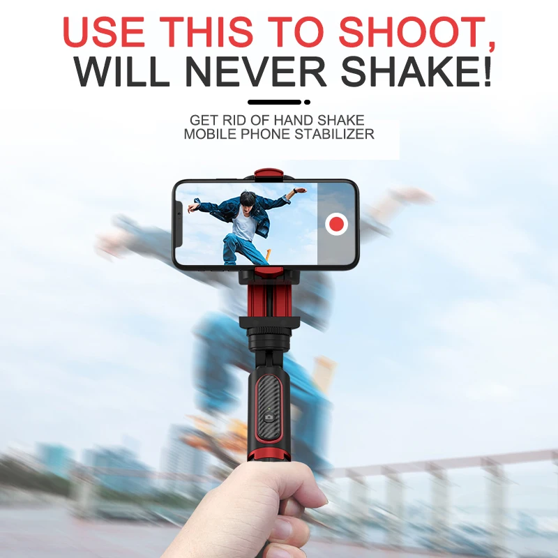 Phone Stabilizer Selfie Stick Video Shooting Vlog Anti-shake Stable Tripod Live Broadcast Device Camera Motion Handheld PTZ
Phone Stabilizer Selfie Stick Video Shooting Vlog Anti-shake Stable Tripod Live Broadcast Device Camera Motion Handheld PTZ