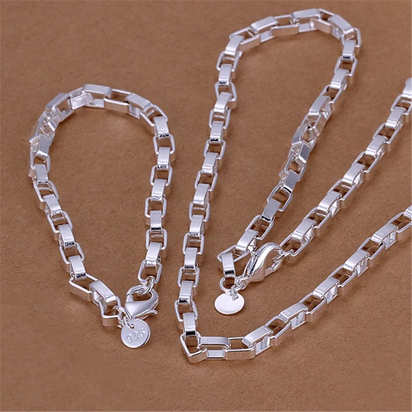 925 Stamp Silver dangle earring Bracelets classic men Chain necklace Jewelry set for women 20 inch Fashion Party Gifts
925 Stamp Silver dangle earring Bracelets classic men Chain necklace Jewelry set for women 20 inch Fashion Party Gifts
