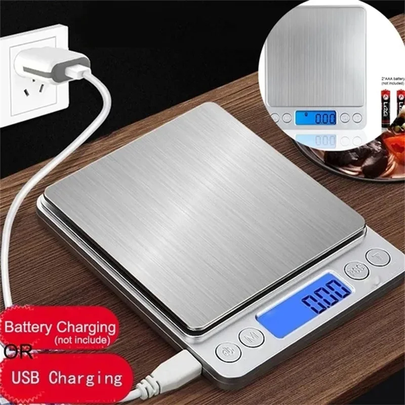 Kitchen Digital Scale Mini Pocket Scale Cooking Food Scale Precision Jewelry Scales with Back-Lit LCD Display PCS Tare Function
Kitchen Digital Scale Mini Pocket Scale Cooking Food Scale Precision Jewelry Scales with Back-Lit LCD Display PCS Tare Function