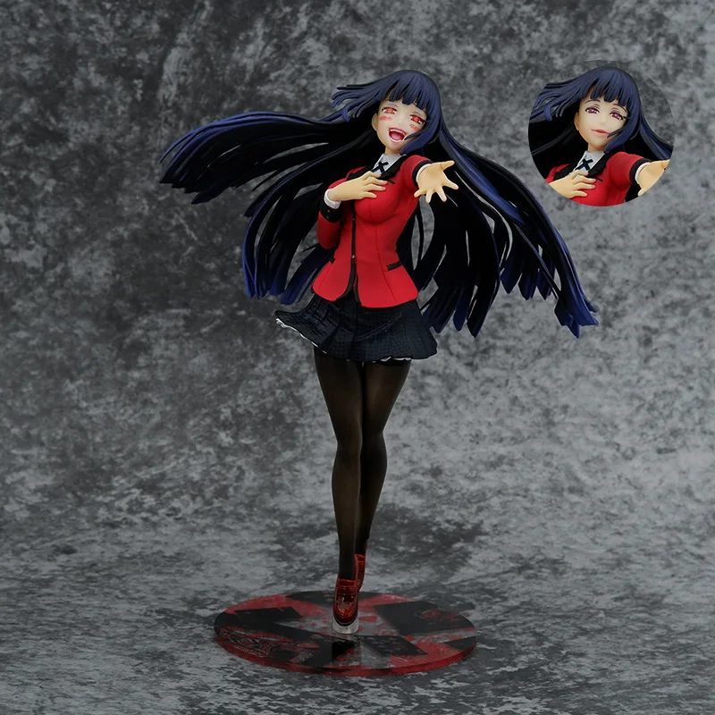 

Anime ARTFX J Kakegurui - Compulsive Gambler Figure Red Eye Laughter Jabami Yumeko Anime Action Figure Model Doll Gifts