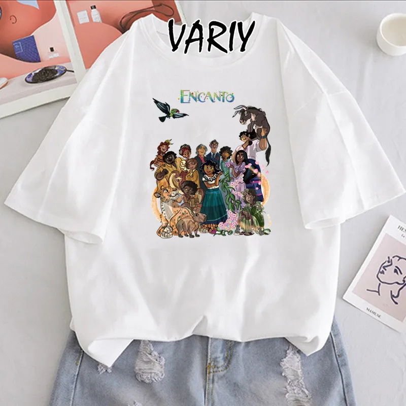 Encanto Disney 2022 Cartoon T-Shirt Women Mirabel Kawaii Tshirt Casual Clothes T Shirt Femme Harajuku Aesthetic Top Graphic Tees
Encanto Disney 2022 Cartoon T-Shirt Women Mirabel Kawaii Tshirt Casual Clothes T Shirt Femme Harajuku Aesthetic Top Graphic Tees