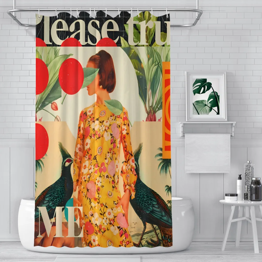 Please Trust Me 1960s Bathroom Shower Curtains Waterproof Partition Curtain Designed Home Decor Accessories
Please Trust Me 1960s Bathroom Shower Curtains Waterproof Partition Curtain Designed Home Decor Accessories
