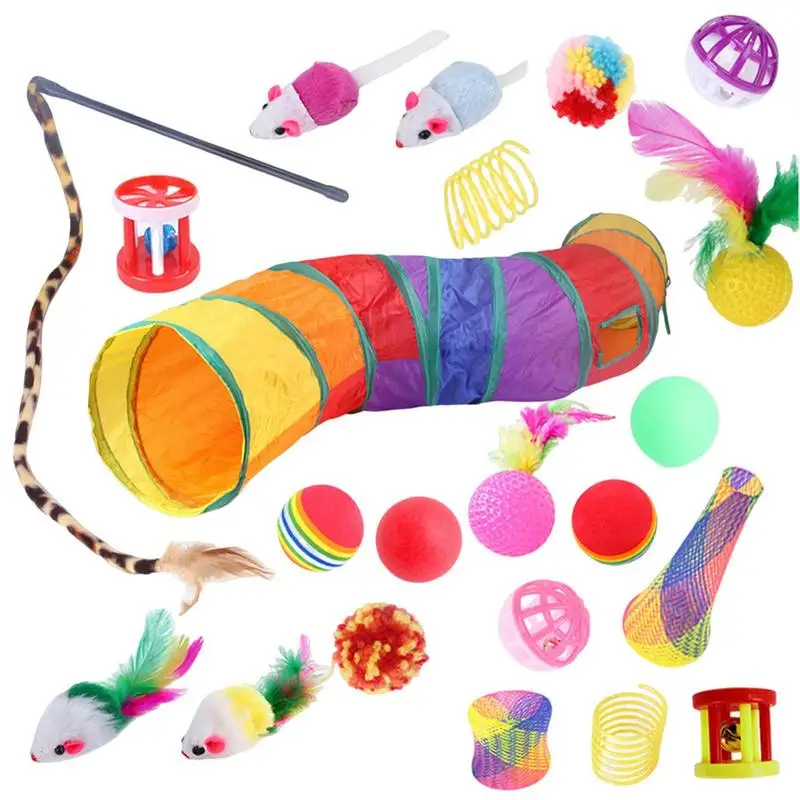 Игрушки для кошек, набор из 22 предметов, игрушки для кошек, игрушки для котят, набор разнообразных игрушек для кошек, включая туннель, мыши дл...
Игрушки для кошек, набор из 22 предметов, игрушки для кошек, игрушки для котят, набор разнообразных игрушек для кошек, включая туннель, мыши дл...