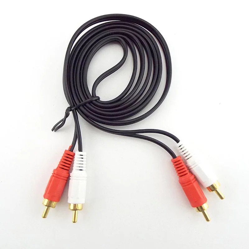 2RCA Male to 2 RCA Male connector Cable Stereo Dual Audio wire extension Cable AV for DVD TV CD Sound Amplifier
2RCA Male to 2 RCA Male connector Cable Stereo Dual Audio wire extension Cable AV for DVD TV CD Sound Amplifier