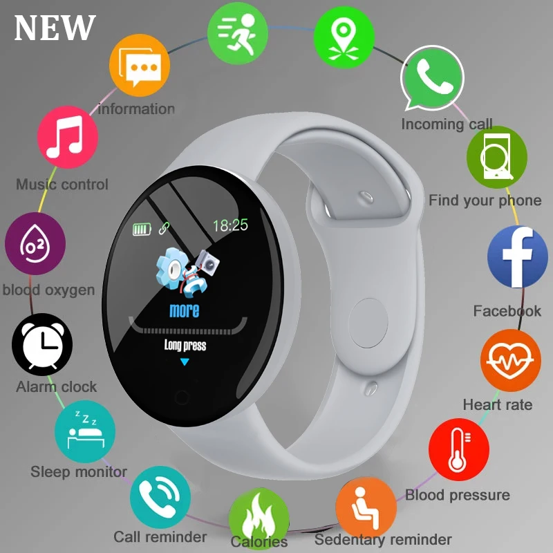 Умные часы D18 Pro для IOS Android для мужчин Bluetooth фитнес-трекер спортивный браслет женский пульсометр кровяное давление Детские умные часы
Умные часы D18 Pro для IOS Android для мужчин Bluetooth фитнес-трекер спортивный браслет женский пульсометр кровяное давление Детские умные часы