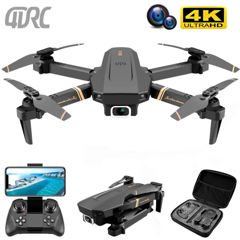 4DRC V4 RC Drone 4K 1080P HD Wide Angle WiFi Fpv Dual Camera Foldable Quadcopter Real Time Transmission Dron Gift Toys
4DRC V4 RC Drone 4K 1080P HD Wide Angle WiFi Fpv Dual Camera Foldable Quadcopter Real Time Transmission Dron Gift Toys