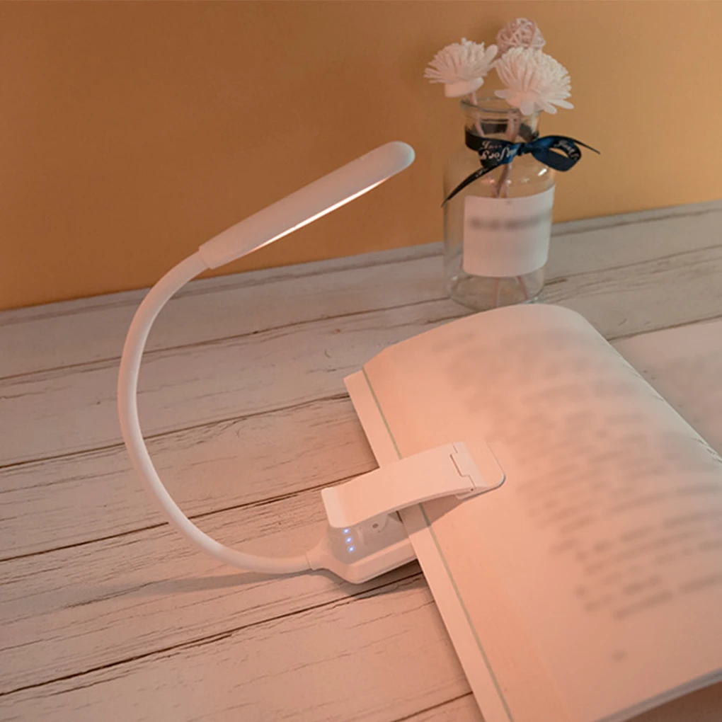 Clip Reading Light Rechargeable LED Book Bright Lamp Stepless Dimmable Warm White Students Plastic Makeup Lighting
Clip Reading Light Rechargeable LED Book Bright Lamp Stepless Dimmable Warm White Students Plastic Makeup Lighting