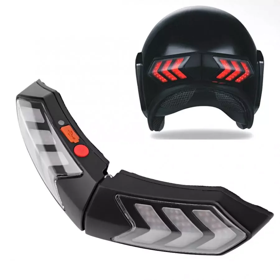 DC12V Black ABS Wireless Motorcycle Helmet LED Safety Light Motorbike Turn Signal Warning Brake Lightbar Wireless Helmet Light
DC12V Black ABS Wireless Motorcycle Helmet LED Safety Light Motorbike Turn Signal Warning Brake Lightbar Wireless Helmet Light