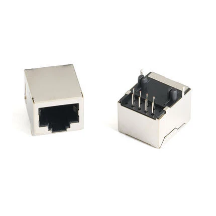 RJ45 Network Ethernet 8P 8C Female Socket Connectors 8Pin PCB Mount RJ45 8P8C Single Network Port 18x13mm
RJ45 Network Ethernet 8P 8C Female Socket Connectors 8Pin PCB Mount RJ45 8P8C Single Network Port 18x13mm