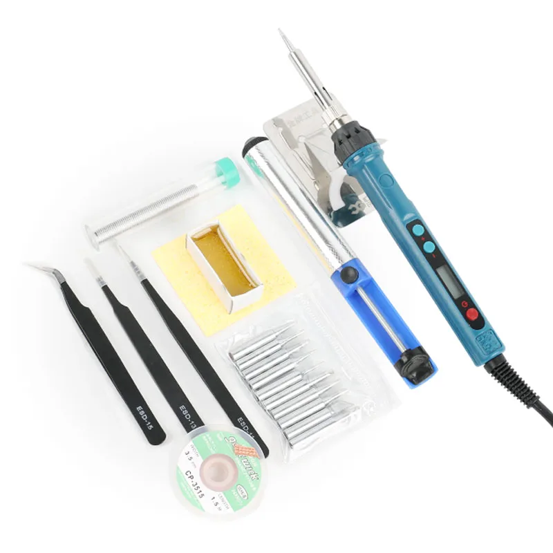 CXG D90W Adjustable LCD Digital 90W Electric Soldering Iron Electronical Phone PCB Repair Welding Tools
CXG D90W Adjustable LCD Digital 90W Electric Soldering Iron Electronical Phone PCB Repair Welding Tools