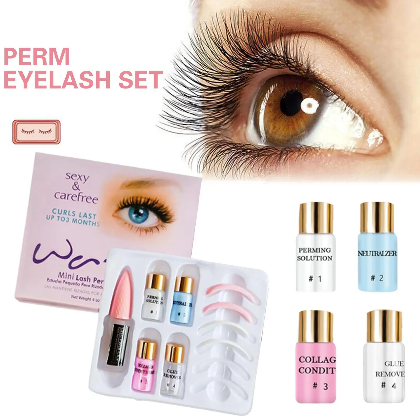 Perm Eyelash Set Eyelash Lift Kit Eye Lash Thick Curly Eyelashes Glue Makeup Tool Fake Eyelash Perm Kit Makeup Tool
Perm Eyelash Set Eyelash Lift Kit Eye Lash Thick Curly Eyelashes Glue Makeup Tool Fake Eyelash Perm Kit Makeup Tool