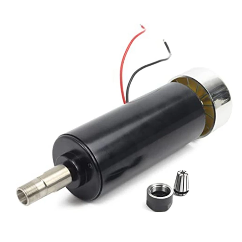 CNC DC Spindle Motor ER16 500W Air-Cooled Spindle Motor 52Mm 48VDC For CNC Engraving Router Milling Machine
CNC DC Spindle Motor ER16 500W Air-Cooled Spindle Motor 52Mm 48VDC For CNC Engraving Router Milling Machine