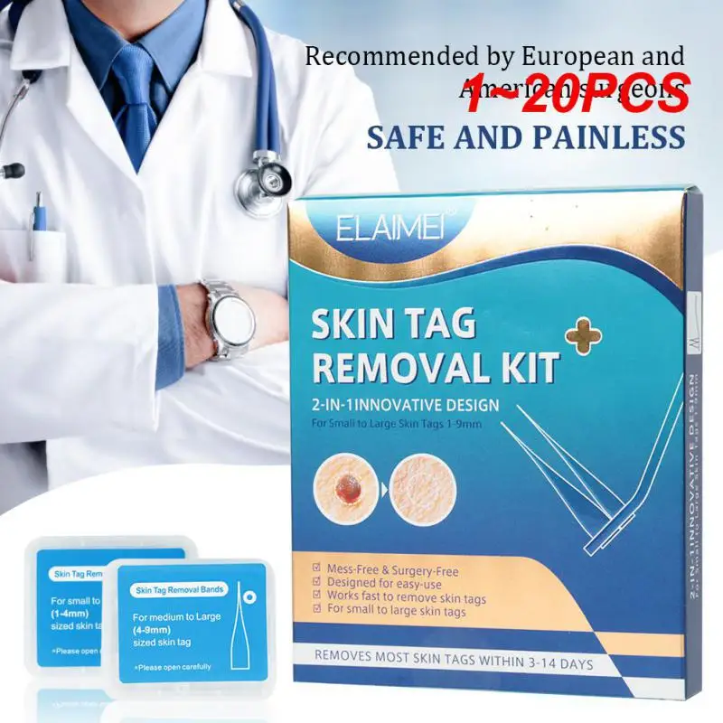 1~20PCS Auto Skin Tag Remover Pen Home Use Painless Mole Wart Remover Skin Tag Removal Kit With Cleansing Swabs Facial Beauty 
1~20PCS Auto Skin Tag Remover Pen Home Use Painless Mole Wart Remover Skin Tag Removal Kit With Cleansing Swabs Facial Beauty