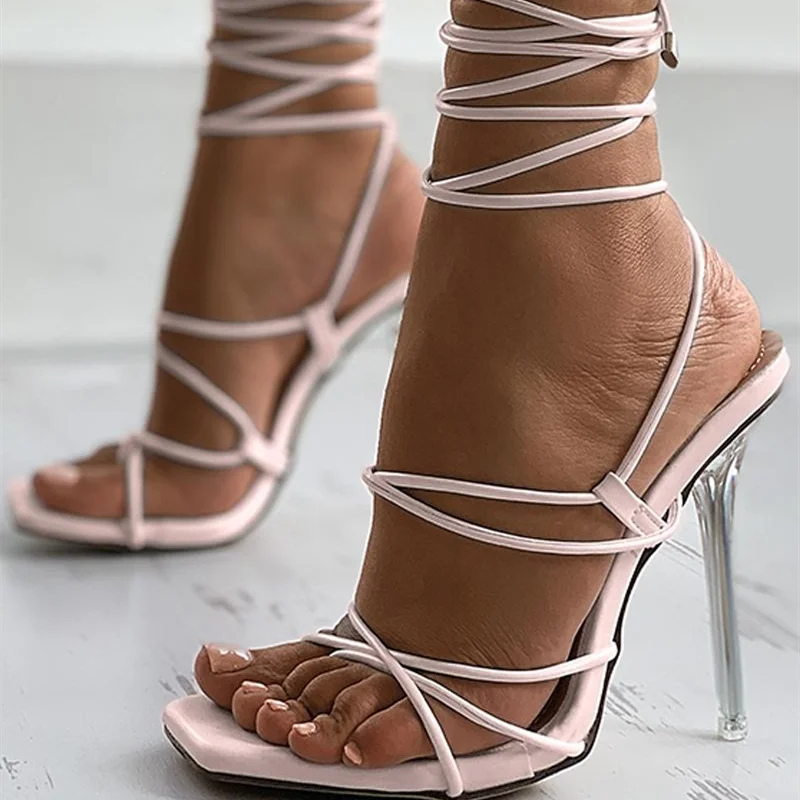 2022 Plus Size Summer Sexy Sheer Stilettos Square Toe Cross Strap Dress Party Shoes 2022 New Fashion Zapatillas Mujer Sandals
2022 Plus Size Summer Sexy Sheer Stilettos Square Toe Cross Strap Dress Party Shoes 2022 New Fashion Zapatillas Mujer Sandals