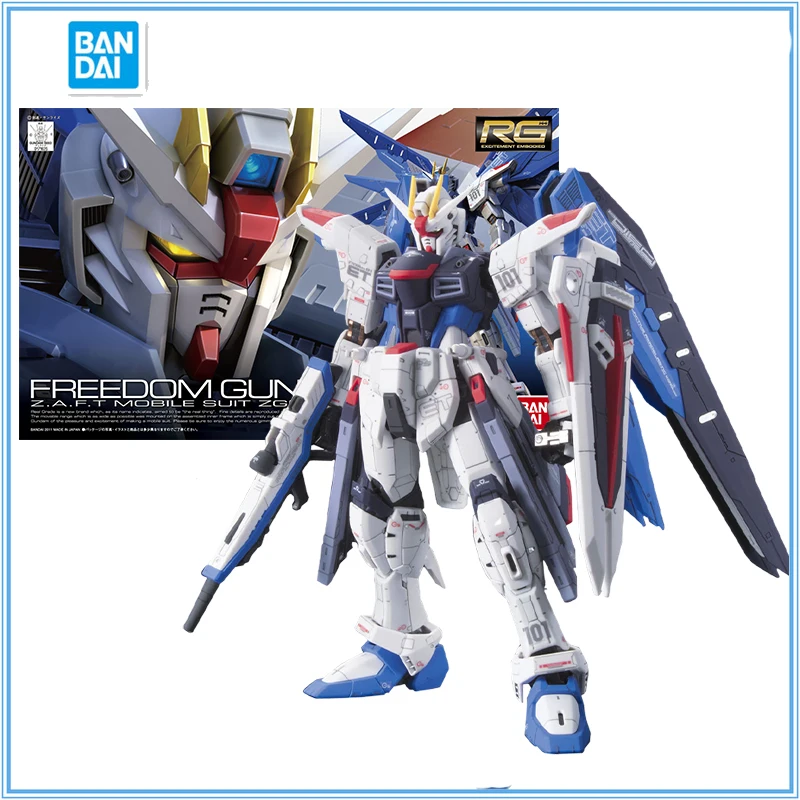 BANDAI Original 1/144 RG ZGMF-X10A Freedom Gundam Seed Model Kit Assembly/Assembling Anime Action Figure Holiday Gift
BANDAI Original 1/144 RG ZGMF-X10A Freedom Gundam Seed Model Kit Assembly/Assembling Anime Action Figure Holiday Gift