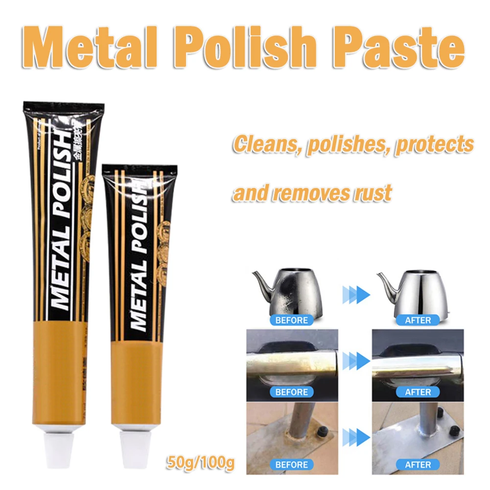50g Cream Knife Machine Polishing Wax Mirror Metal Stainless Steel Watch Polishing Paste Metal Polish Rust Remover
50g Cream Knife Machine Polishing Wax Mirror Metal Stainless Steel Watch Polishing Paste Metal Polish Rust Remover