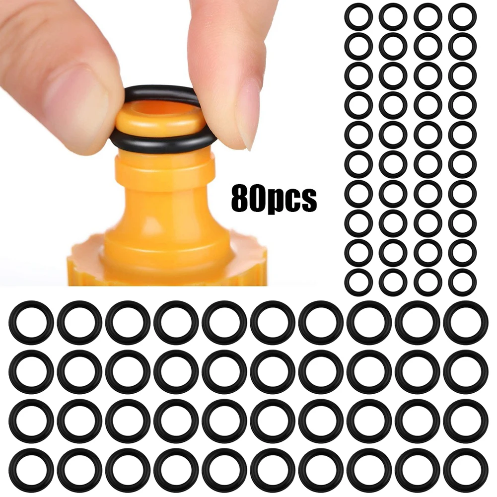 80pcs High Pressure Washer O-ring 1/4 + 3/8 Quick Connect Coupling Seal Rubber Gaskets Seal Ring Set Garden Tool Parts
80pcs High Pressure Washer O-ring 1/4 + 3/8 Quick Connect Coupling Seal Rubber Gaskets Seal Ring Set Garden Tool Parts