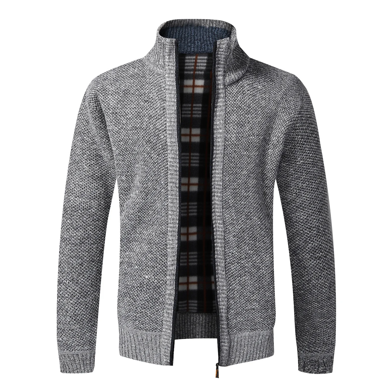 2023 Top Quality Autumn Winter New Mens Slim Fit Stand Collar Zipper Jacket Men Solid Cotton Tick Warm Sweatercoats
2023 Top Quality Autumn Winter New Mens Slim Fit Stand Collar Zipper Jacket Men Solid Cotton Tick Warm Sweatercoats
