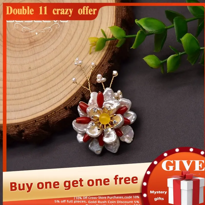 Брошь GLSEEVO из натуральной глины для женщин, Свадебная вечеринка, цветок ручной работы, Натуральный Коралл, высококачественные ювелирные изд...
Брошь GLSEEVO из натуральной глины для женщин, Свадебная вечеринка, цветок ручной работы, Натуральный Коралл, высококачественные ювелирные изд...