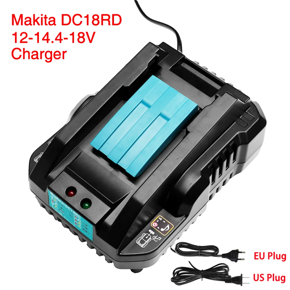 Зарядное устройство DC18RD для литиевых аккумуляторов Makita, 18 в, 14,4-18 в, BL1830, BL1840, BL1850, BL1860, BL1815, BL1430, BL1450, BL1440
Зарядное устройство DC18RD для литиевых аккумуляторов Makita, 18 в, 14,4-18 в, BL1830, BL1840, BL1850, BL1860, BL1815, BL1430, BL1450, BL1440