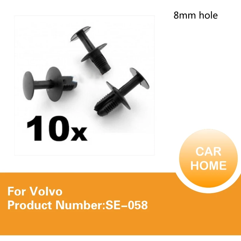 10x для Volvo пластиковые зажимы для бампера, зажимы поддонов двигателя и зажимы подкладки свода колеса
10x для Volvo пластиковые зажимы для бампера, зажимы поддонов двигателя и зажимы подкладки свода колеса