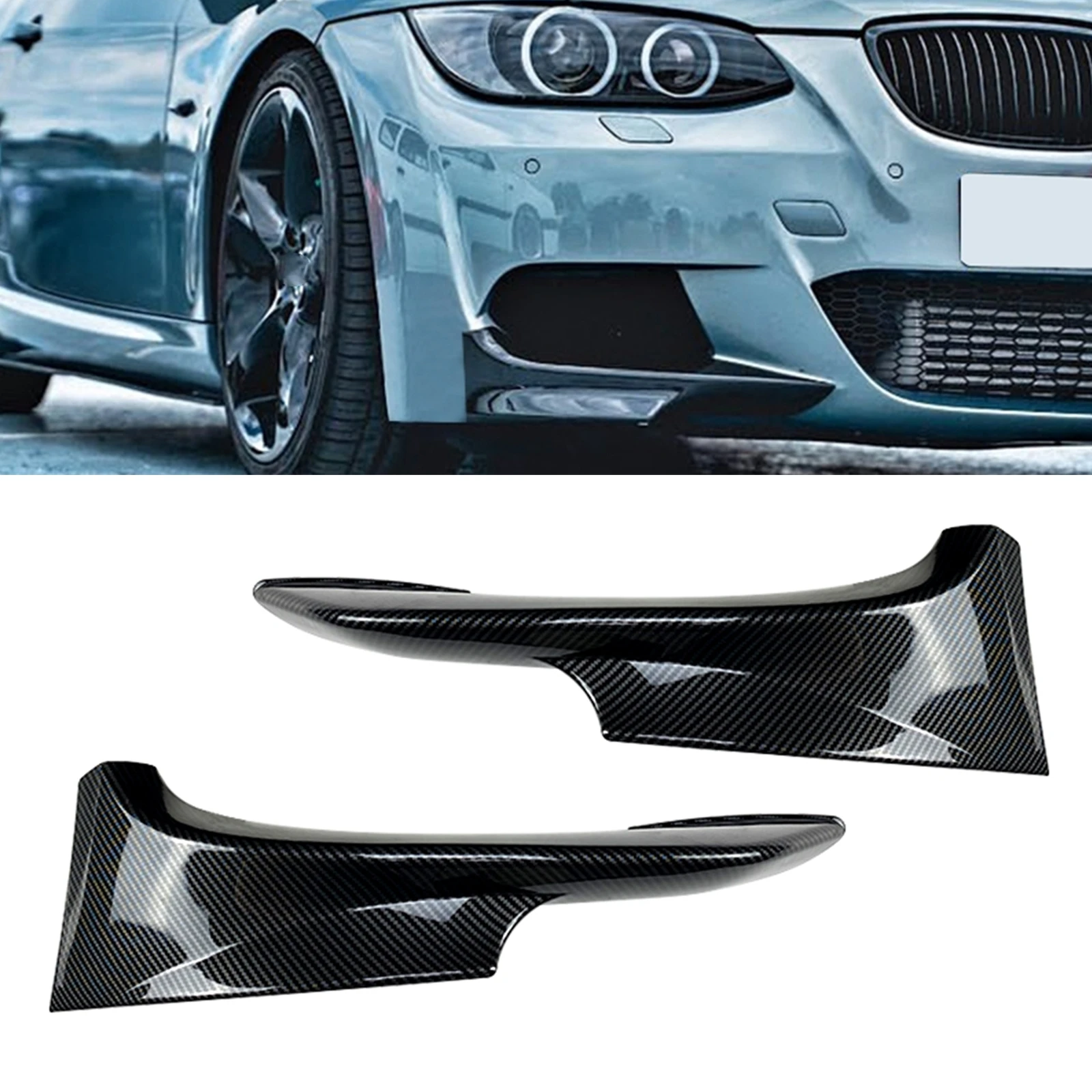 Front Bumper Lip Splitter Cover For BMW 3 Series E92 E93 LCI M Sport 2010-2014 M-Tech Vent Lower Spoiler Canards Car Accessories
Front Bumper Lip Splitter Cover For BMW 3 Series E92 E93 LCI M Sport 2010-2014 M-Tech Vent Lower Spoiler Canards Car Accessories