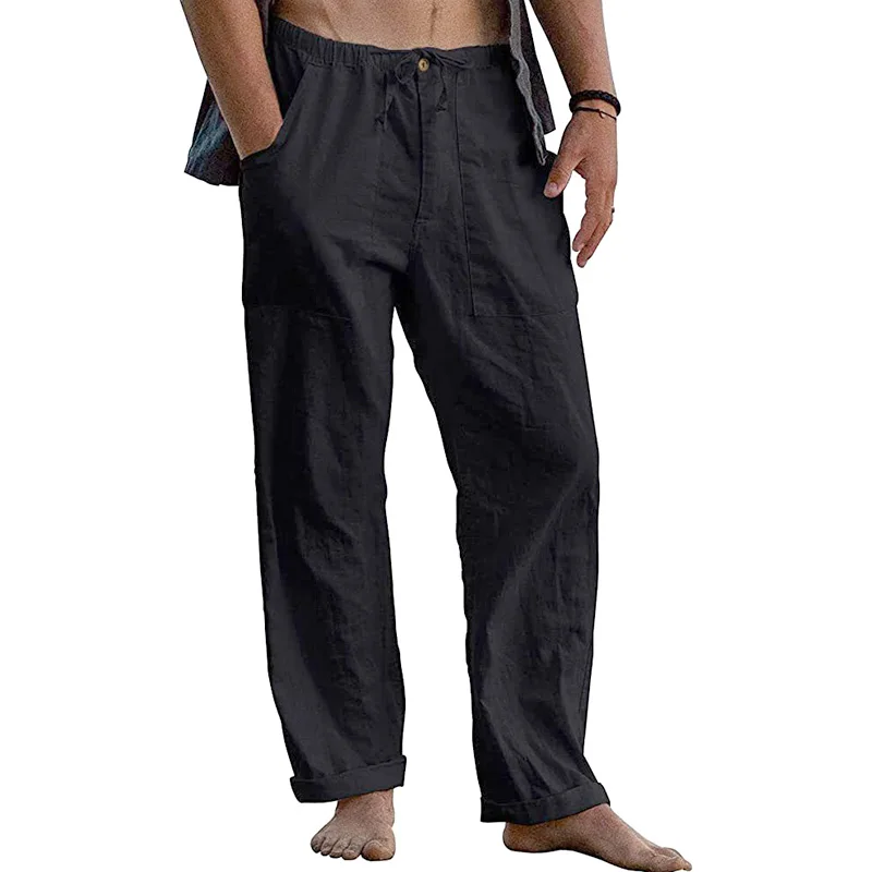 Men's Cotton Linen Pants Spring Summer Solid Color Breathable Linen Trousers Male Casual High Street Beach Loose Pants Men L-5XL
Men's Cotton Linen Pants Spring Summer Solid Color Breathable Linen Trousers Male Casual High Street Beach Loose Pants Men L-5XL
