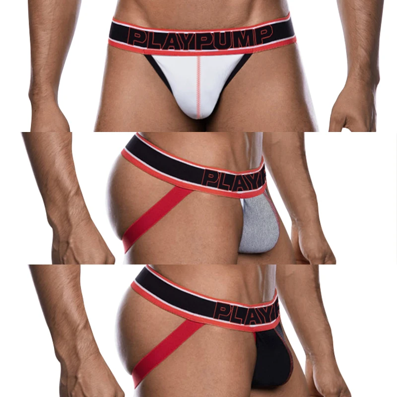 4Style PLAY PUMP Men Underwear Jockstrap New Gay Sexy Men's Thong Cotton G Strings Male Panties Breathable Cueca Tanga Hombre
4Style PLAY PUMP Men Underwear Jockstrap New Gay Sexy Men's Thong Cotton G Strings Male Panties Breathable Cueca Tanga Hombre