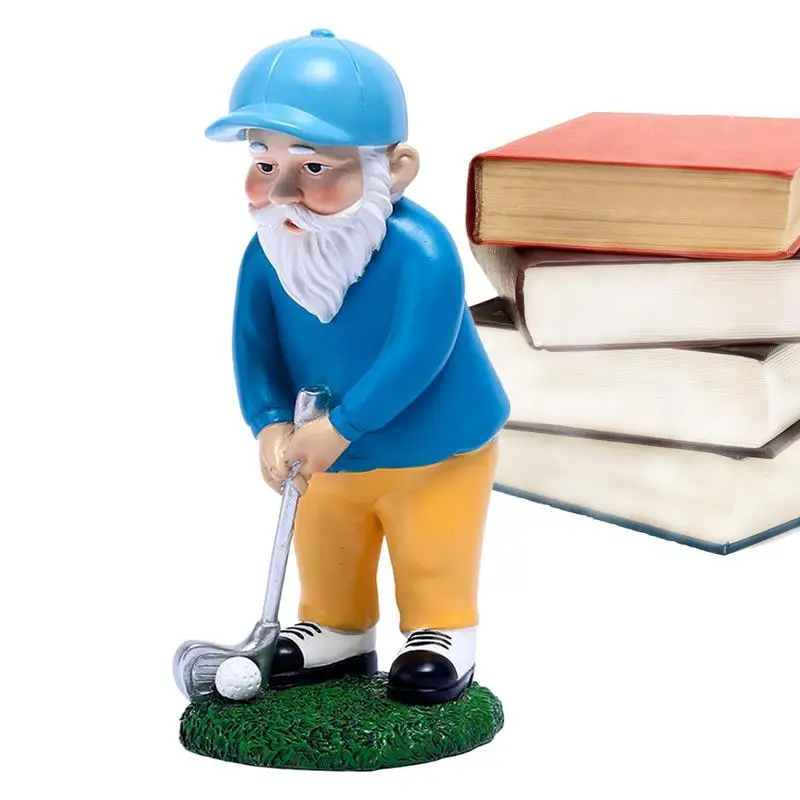 Resin Golf Gnome Figurines Outdoor Golf Playing Garden Gnome Statue Creative Dwarf Garden Statue Novelty Gift For Outdoor Indoor
Resin Golf Gnome Figurines Outdoor Golf Playing Garden Gnome Statue Creative Dwarf Garden Statue Novelty Gift For Outdoor Indoor