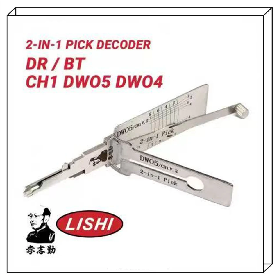 Инструмент для блокировки Lishi CH1 / DWO5 / DWO4 ИНСТРУМЕНТ KSMITH для GM 2 в 1, захват и декодер с антибликовым покрытием
Инструмент для блокировки Lishi CH1 / DWO5 / DWO4 ИНСТРУМЕНТ KSMITH для GM 2 в 1, захват и декодер с антибликовым покрытием