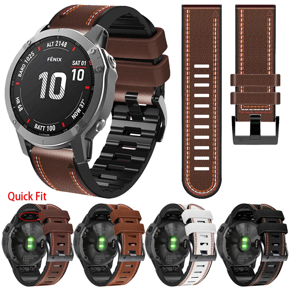 Кожаный ремешок QuickFit для часов Garmin Fenix 7X 7 6X 6 Pro/GPS 5 5X Plus 3 силиконовый ремешок 22/26 мм браслеты аксессуары
Кожаный ремешок QuickFit для часов Garmin Fenix 7X 7 6X 6 Pro/GPS 5 5X Plus 3 силиконовый ремешок 22/26 мм браслеты аксессуары