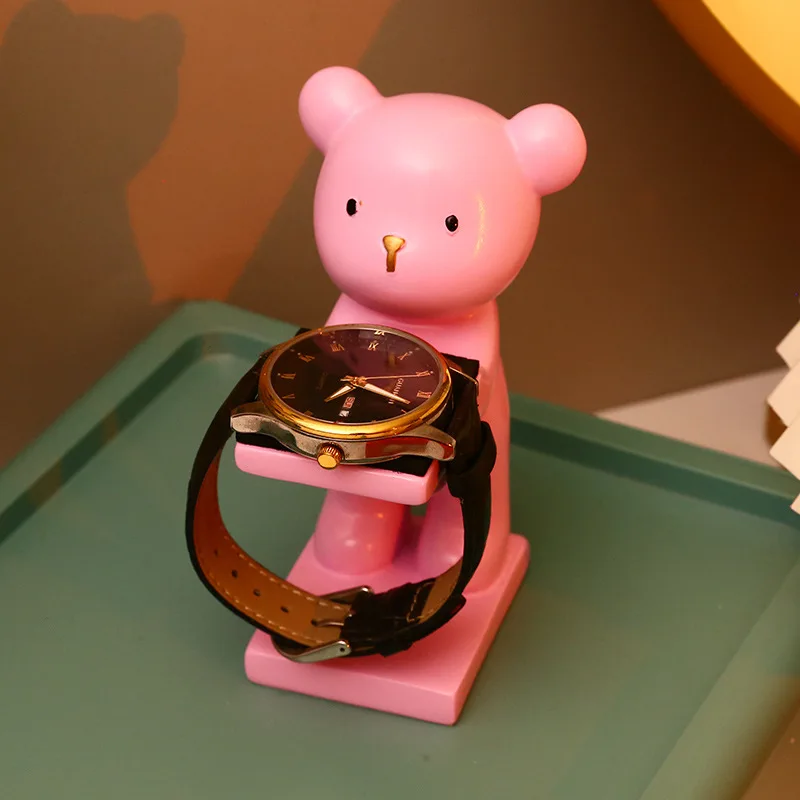 Creative Teddy Bear Watch Display Stand Jewelry Organizer Tray for Rings & Bracelets Home Accessories
Creative Teddy Bear Watch Display Stand Jewelry Organizer Tray for Rings & Bracelets Home Accessories