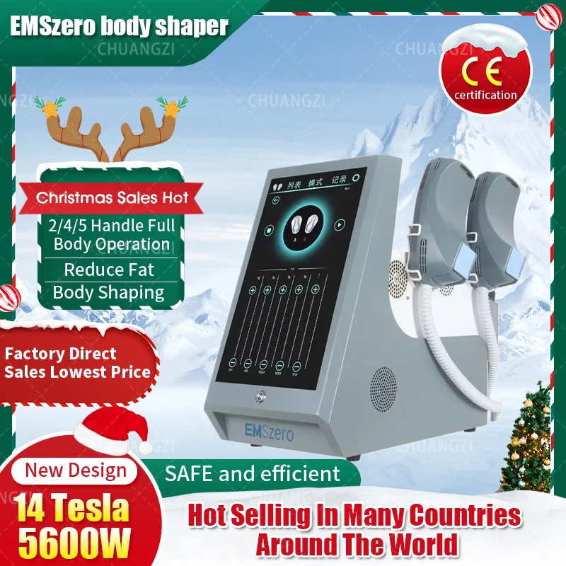 All-New 5000 Emszero DLS-EMSLIM RF Nova 14Tesla HI-EMT Power 2000W Machine With 4 Handles and Pelvic Stimulation Pad Optional
All-New 5000 Emszero DLS-EMSLIM RF Nova 14Tesla HI-EMT Power 2000W Machine With 4 Handles and Pelvic Stimulation Pad Optional