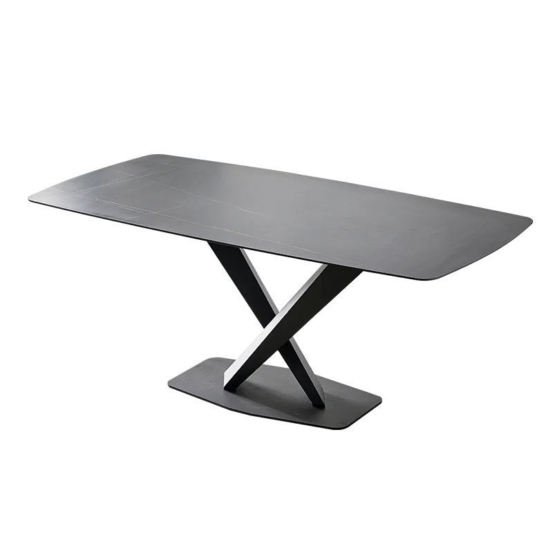 

Роскошный каменный обеденный стол и стул, домашний современный простой обеденный стол маленького размера
