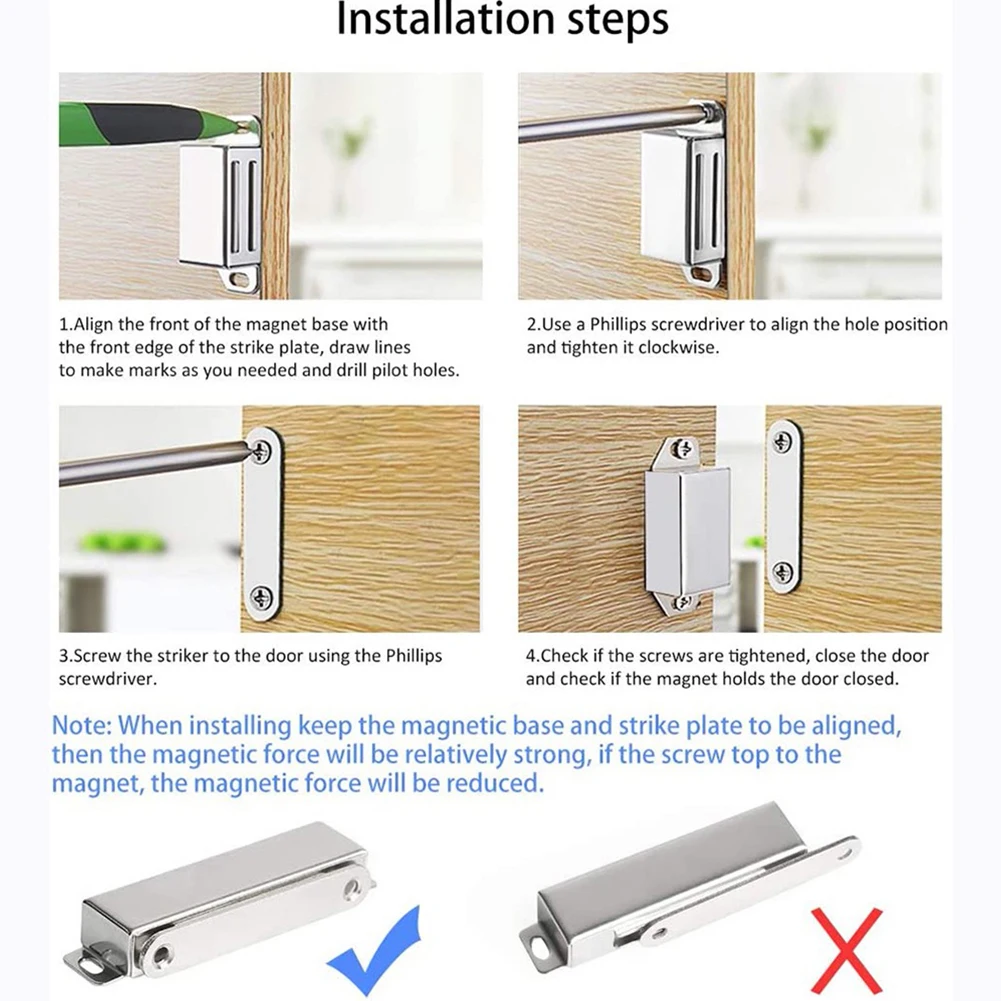 Magnet Cabinet Door Catch Door Stopper Door Closer Magnets Latch Cabinet Catches For Closet Cupboard Furniture Hardware
Magnet Cabinet Door Catch Door Stopper Door Closer Magnets Latch Cabinet Catches For Closet Cupboard Furniture Hardware