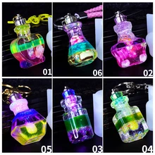 DIY Epoxy Resin Drift Bottle Mold Heart Shaped Wishing Bottle Light Bulb Night Light Aromatherapy Bottle Quicksand Silicone Mold