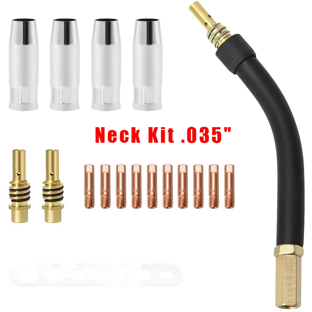 17pcs Chicago Electric Welder Mig Torch Parts Contact Tip Nozzle Torch Neck AK15 MIG Torch Gas Nozzle Tip Welding Torch
17pcs Chicago Electric Welder Mig Torch Parts Contact Tip Nozzle Torch Neck AK15 MIG Torch Gas Nozzle Tip Welding Torch