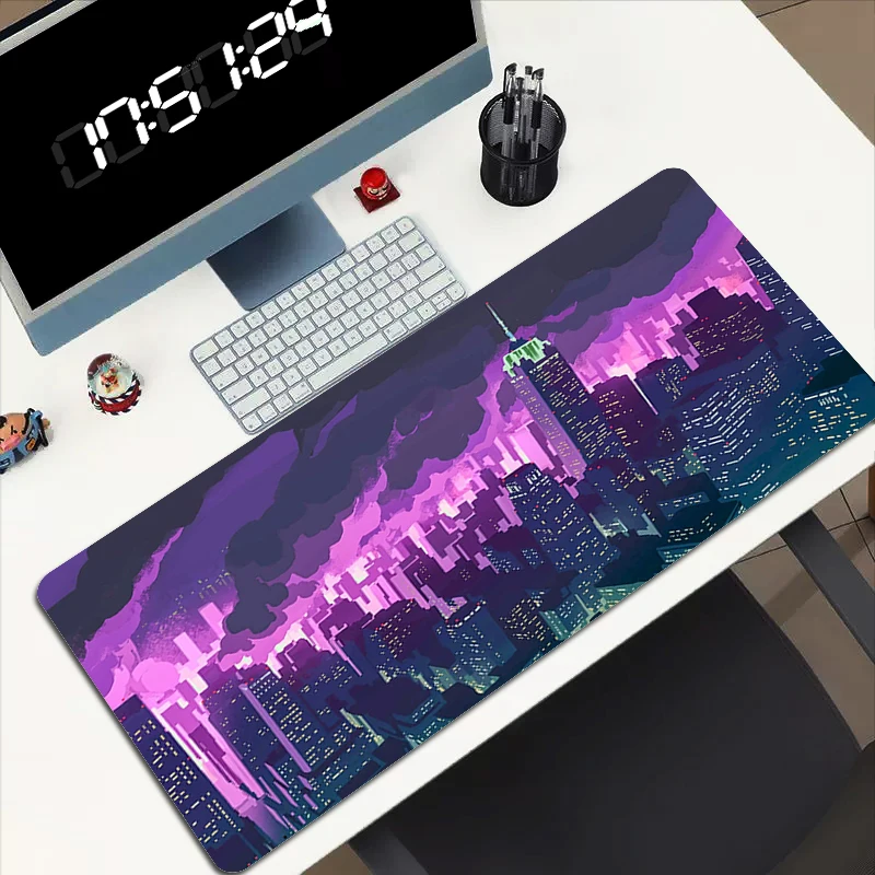 Большой игровой коврик для мыши Pixel Neon City, защитный коврик для мыши для игрового стола, аксессуары для компьютерных столов, коврики для клавиатуры Xxl
Большой игровой коврик для мыши Pixel Neon City, защитный коврик для мыши для игрового стола, аксессуары для компьютерных столов, коврики для клавиатуры Xxl