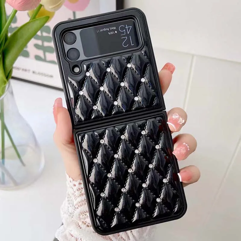 Luxury with Diamond Folding Phone Case for Samsung Galaxy Z Flip 3 5G Shockproof Camera Protection Back Cover Z Flip 3 for Women
Luxury with Diamond Folding Phone Case for Samsung Galaxy Z Flip 3 5G Shockproof Camera Protection Back Cover Z Flip 3 for Women